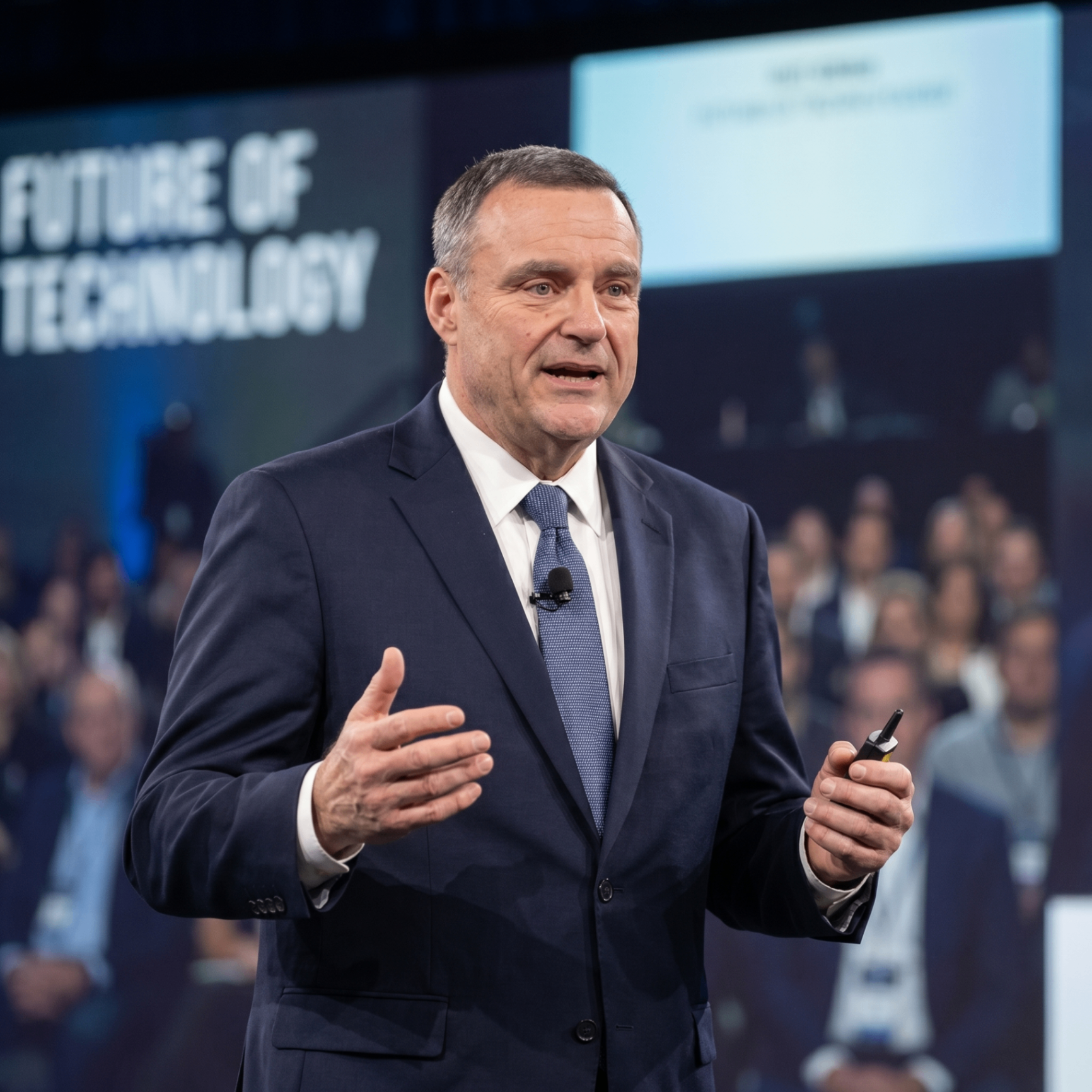 Mark J. Crawford, CFO and Decision Architect, speaking on stage